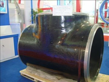 Κίνα Αγκώνας τοποθετήσεων σωληνώσεων χάλυβα μεγάλων διαμέτρων ASTM A213, γράμμα Τ SCH100 για το πετρέλαιο, λέβητας προμηθευτής